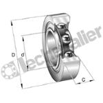 LR200-2RSR GALET INA