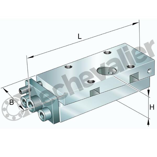VUS38134-A CALE DE REGLAGE PATIN RUS INA