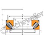 29322EJ ROULEMENT 110X190X48 TIMKEN