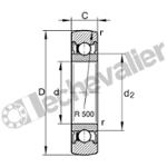 LR200-2RSR GALET INA
