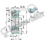 ZKLF1255-2RS-XL ROULEMENT INA