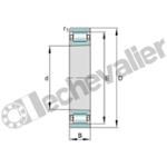 N1011-K-M1-SP ROULEMENT FAG