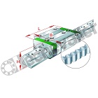 GUIDAGE À 4 PISTES DE ROULEAUX